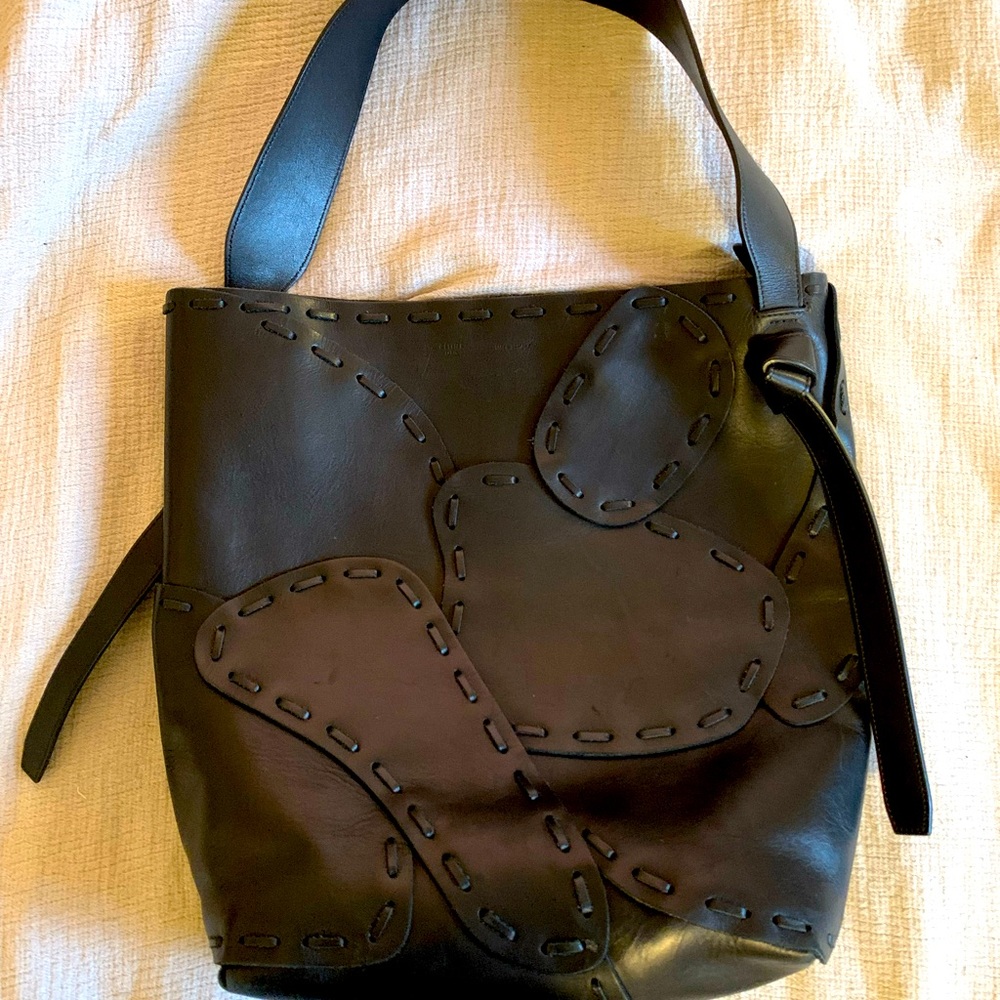 Authentic CELINE Cabas Patchwork Tote - Used